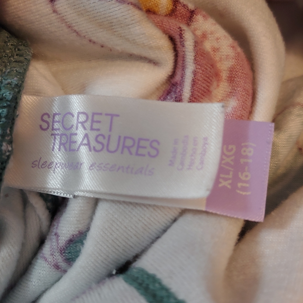 Secret Treasures cocoa gingerbread PJs EUC - Picture 3 of 8